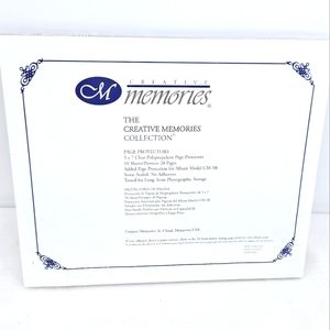 Creative Memories 5 × 7 Clear Scrapbook Album Page Protectors
